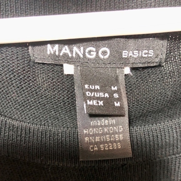 🎯Mango basics knit short sleeve little Black Dress - Picture 3 of 9
